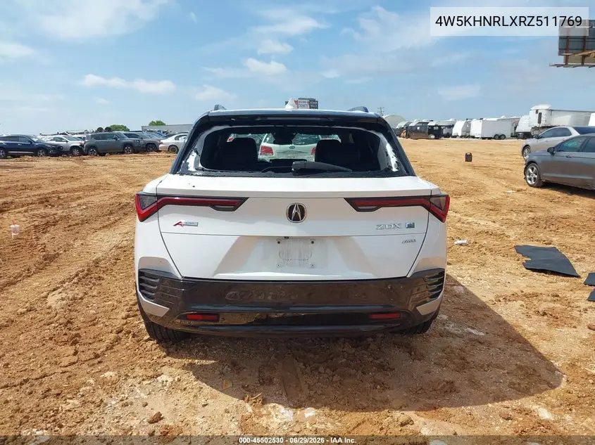 2024 Acura Zdx A-Spec VIN: 4W5KHNRLXRZ511769 Lot: 45502530