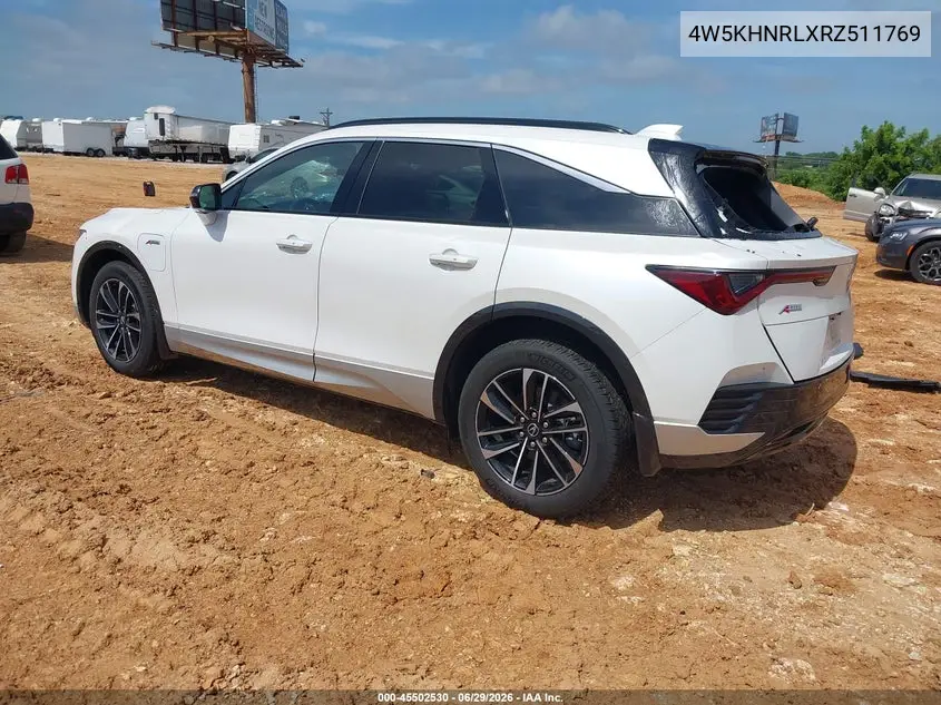 2024 Acura Zdx A-Spec VIN: 4W5KHNRLXRZ511769 Lot: 45502530