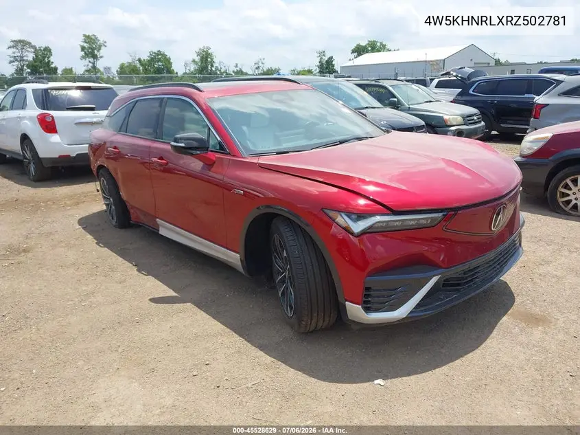 2024 Acura Zdx A-Spec VIN: 4W5KHNRLXRZ502781 Lot: 45528629