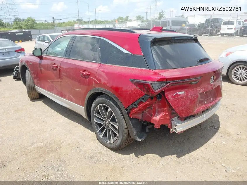 2024 Acura Zdx A-Spec VIN: 4W5KHNRLXRZ502781 Lot: 45528629