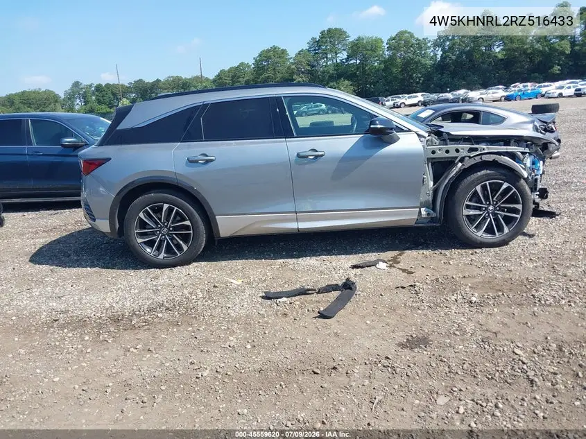 2024 Acura Zdx A-Spec VIN: 4W5KHNRL2RZ516433 Lot: 45559620