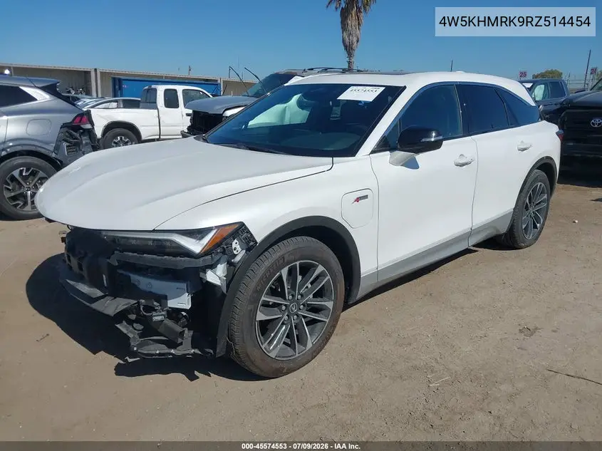 2024 Acura Zdx A-Spec VIN: 4W5KHMRK9RZ514454 Lot: 45574553