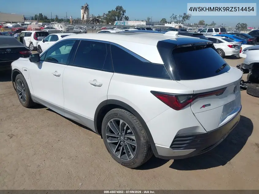 2024 Acura Zdx A-Spec VIN: 4W5KHMRK9RZ514454 Lot: 45574553