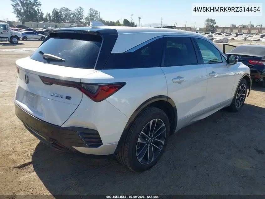 2024 Acura Zdx A-Spec VIN: 4W5KHMRK9RZ514454 Lot: 45574553