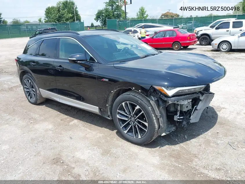 2024 Acura Zdx A-Spec VIN: 4W5KHNRL5RZ500498 Lot: 45578542