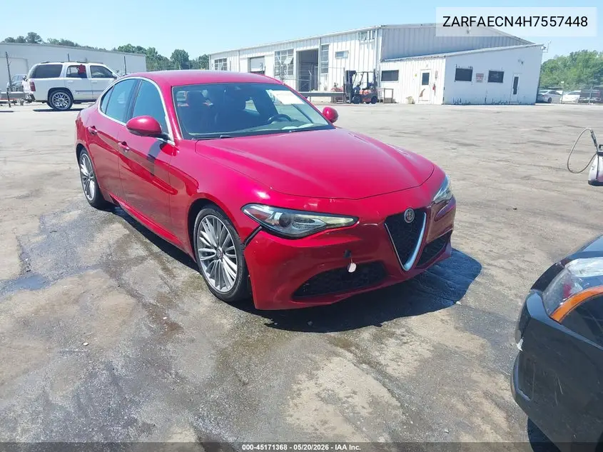 2017 Alfa Romeo Giulia Ti Rwd VIN: ZARFAECN4H7557448 Lot: 45171368