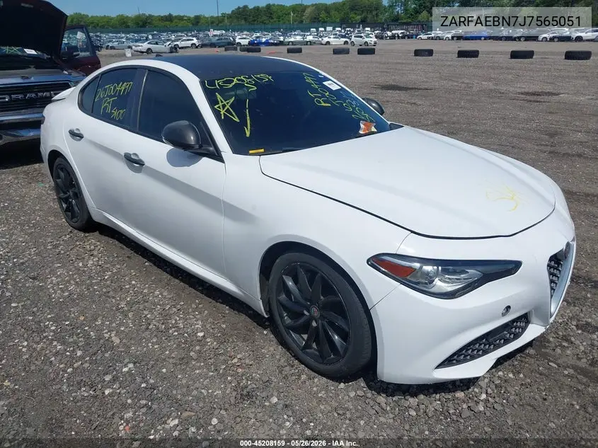 2018 Alfa Romeo Giulia Rwd VIN: ZARFAEBN7J7565051 Lot: 45208159