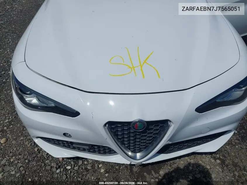 2018 Alfa Romeo Giulia Rwd VIN: ZARFAEBN7J7565051 Lot: 45208159