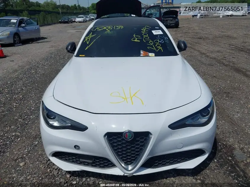2018 Alfa Romeo Giulia Rwd VIN: ZARFAEBN7J7565051 Lot: 45208159