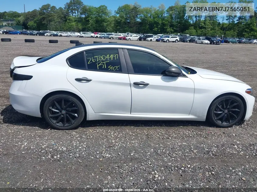 2018 Alfa Romeo Giulia Rwd VIN: ZARFAEBN7J7565051 Lot: 45208159
