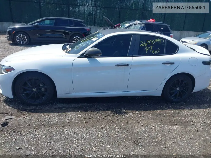 2018 Alfa Romeo Giulia Rwd VIN: ZARFAEBN7J7565051 Lot: 45208159