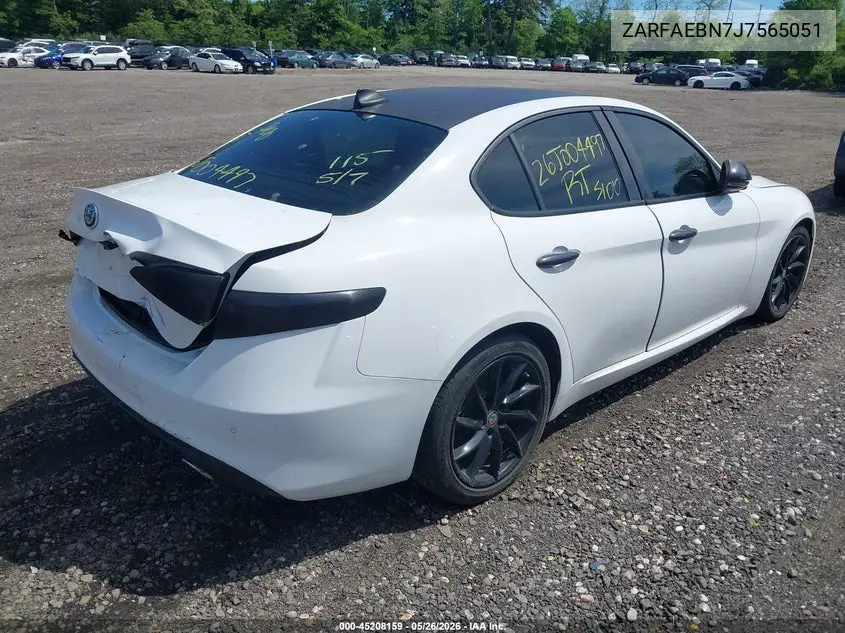 2018 Alfa Romeo Giulia Rwd VIN: ZARFAEBN7J7565051 Lot: 45208159