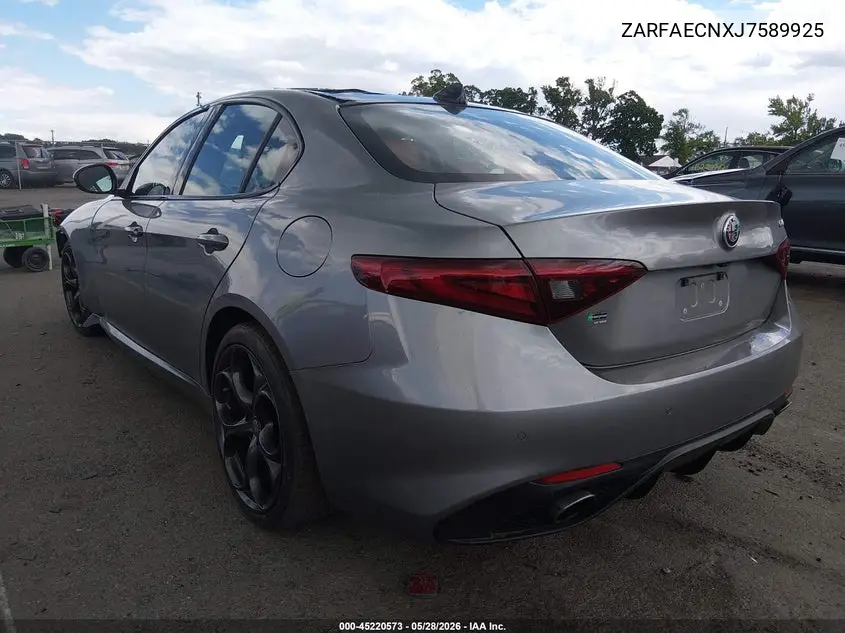 2018 Alfa Romeo Giulia Ti Sport VIN: ZARFAECNXJ7589925 Lot: 45220573