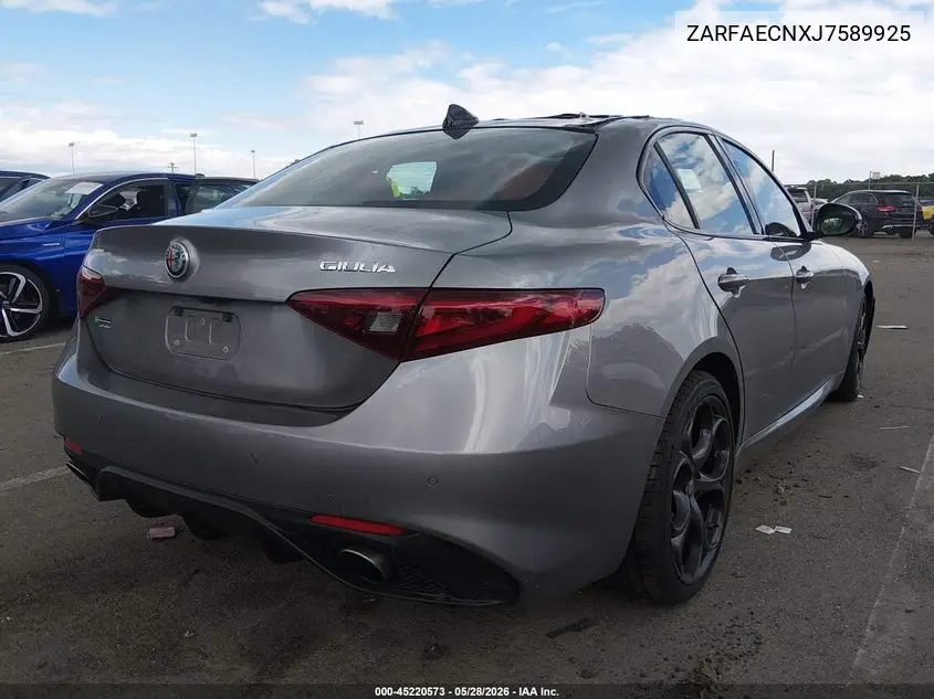 2018 Alfa Romeo Giulia Ti Sport VIN: ZARFAECNXJ7589925 Lot: 45220573