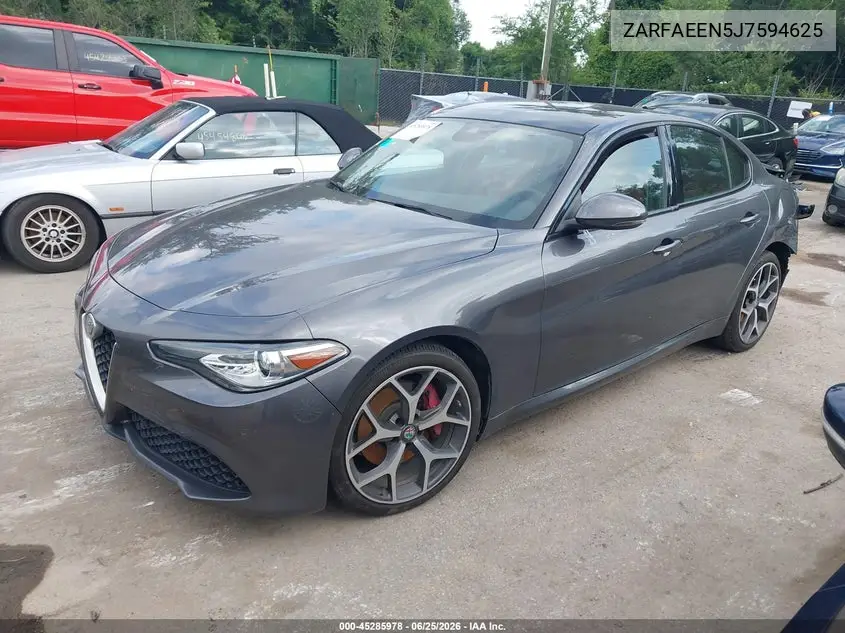 2018 Alfa Romeo Giulia Ti Sport Awd VIN: ZARFAEEN5J7594625 Lot: 45285978