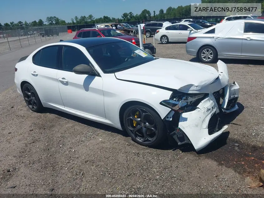 2018 Alfa Romeo Giulia Ti Sport VIN: ZARFAECN9J7589477 Lot: 45288323