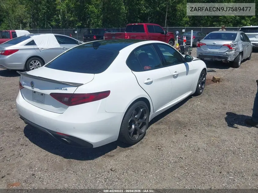 2018 Alfa Romeo Giulia Ti Sport VIN: ZARFAECN9J7589477 Lot: 45288323