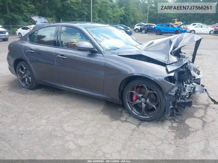 2018 Alfa Romeo Giulia Ti Sport Awd VIN: ZARFAEEN7J7566261 Lot: 45309161