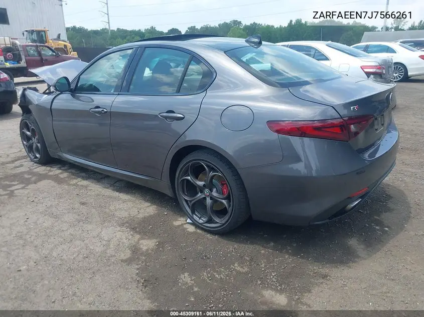 2018 Alfa Romeo Giulia Ti Sport Awd VIN: ZARFAEEN7J7566261 Lot: 45309161