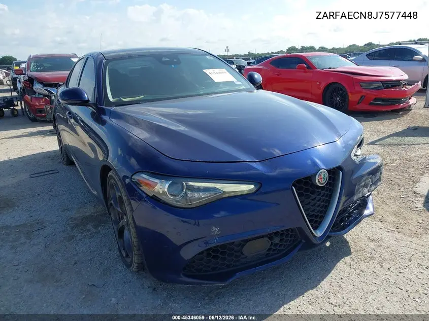 2018 Alfa Romeo Giulia Ti Sport VIN: ZARFAECN8J7577448 Lot: 45346059