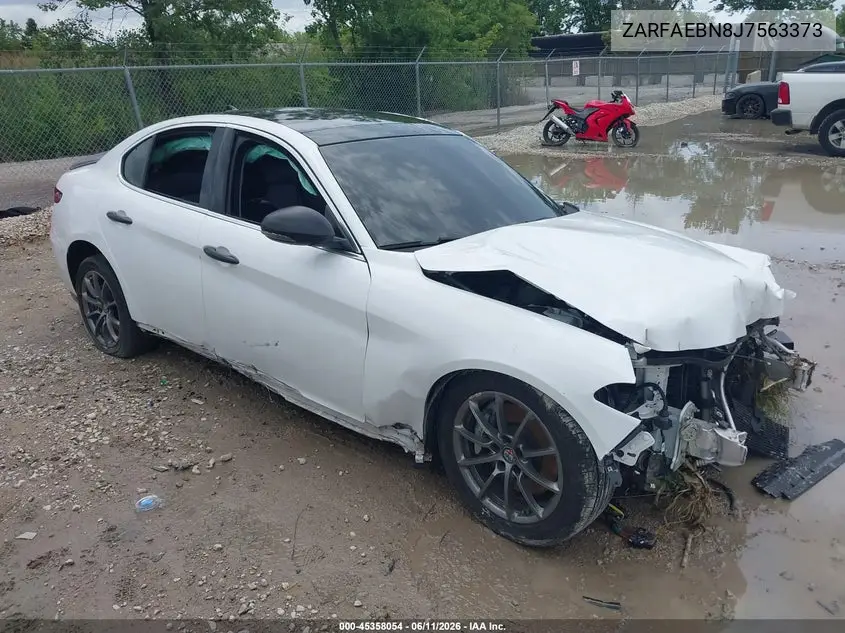 2018 Alfa Romeo Giulia Rwd VIN: ZARFAEBN8J7563373 Lot: 45358054