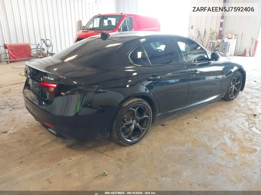 2018 Alfa Romeo Giulia Ti Sport Awd VIN: ZARFAEEN5J7592406 Lot: 45379503