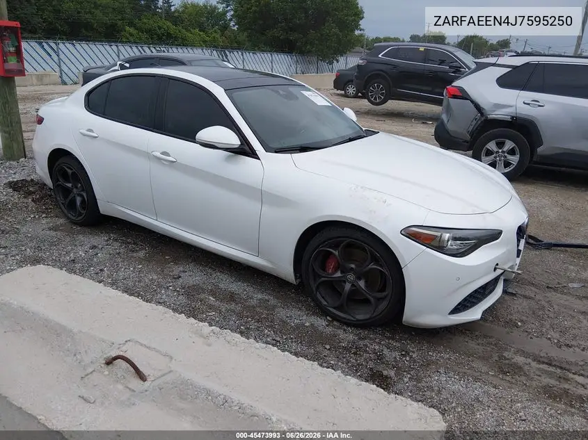 2018 Alfa Romeo Giulia Ti Sport Awd VIN: ZARFAEEN4J7595250 Lot: 45473993