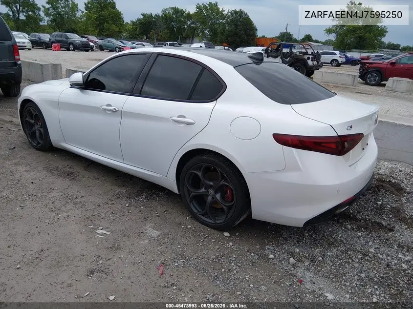 2018 Alfa Romeo Giulia Ti Sport Awd VIN: ZARFAEEN4J7595250 Lot: 45473993