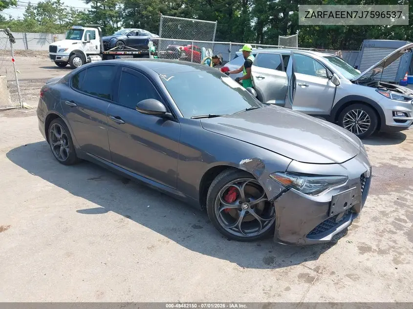 2018 Alfa Romeo Giulia Ti Sport VIN: ZARFAEEN7J7596537 Lot: 45482150
