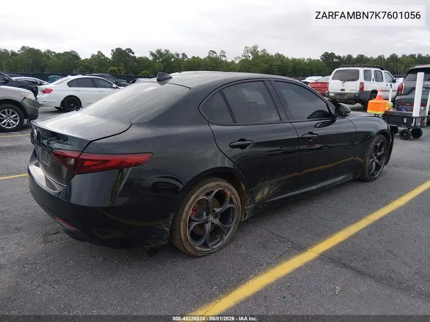 2019 Alfa Romeo Giulia Ti Rwd VIN: ZARFAMBN7K7601056 Lot: 45226524