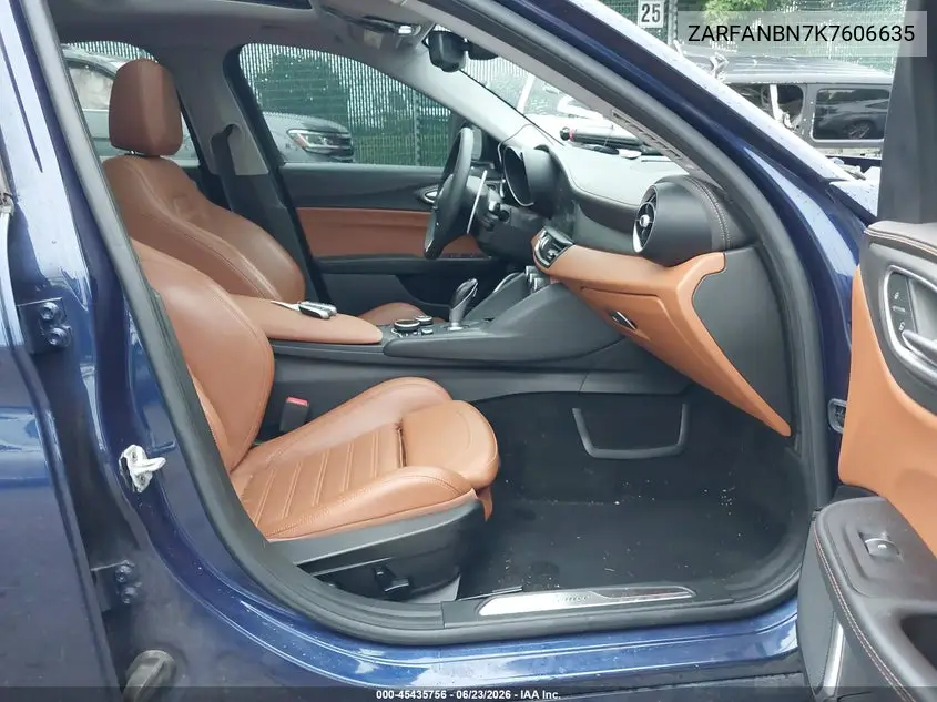 2019 Alfa Romeo Giulia Ti Sport Awd VIN: ZARFANBN7K7606635 Lot: 45435756