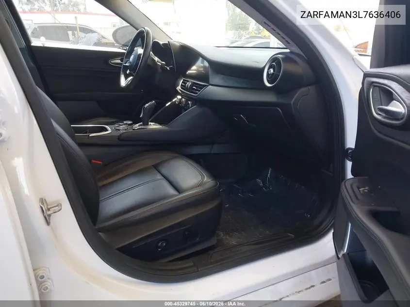 2020 Alfa Romeo Giulia Rwd VIN: ZARFAMAN3L7636406 Lot: 45329745