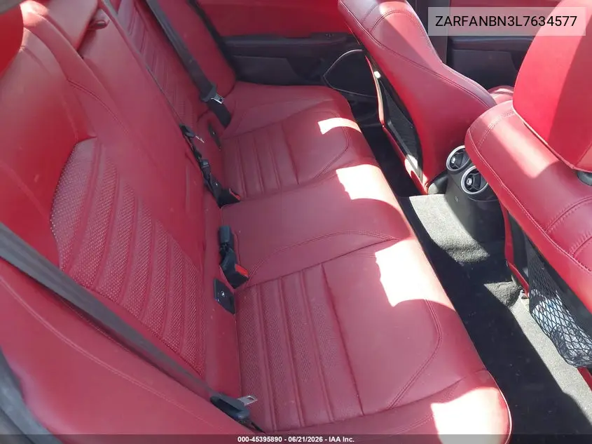 2020 Alfa Romeo Giulia Ti Sport Awd VIN: ZARFANBN3L7634577 Lot: 45395890