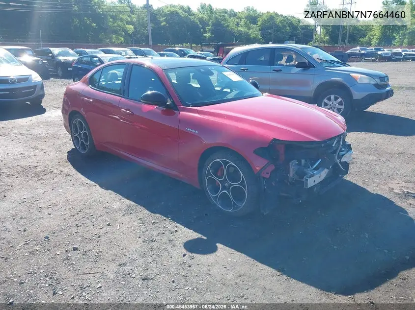 2022 Alfa Romeo Giulia Veloce Awd VIN: ZARFANBN7N7664460 Lot: 45453967
