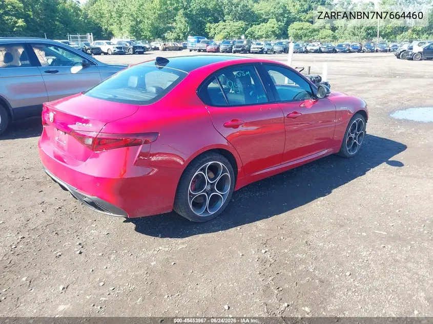 2022 Alfa Romeo Giulia Veloce Awd VIN: ZARFANBN7N7664460 Lot: 45453967
