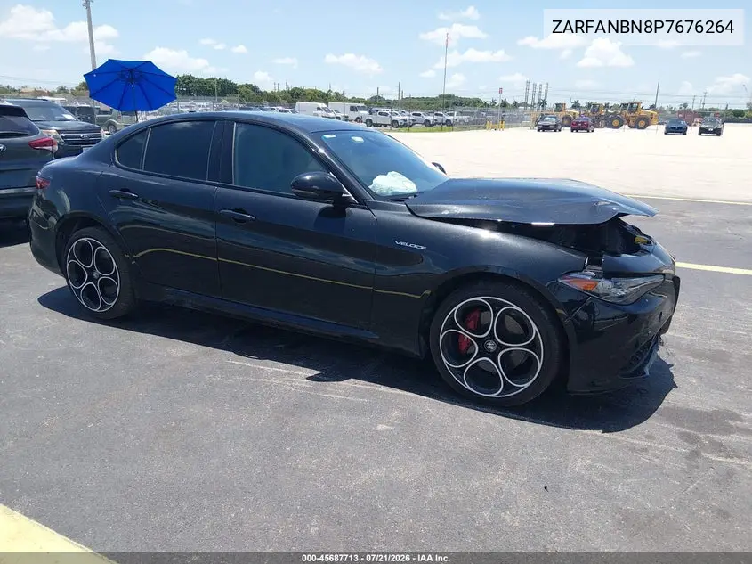 2023 Alfa Romeo Giulia Veloce Awd VIN: ZARFANBN8P7676264 Lot: 45687713