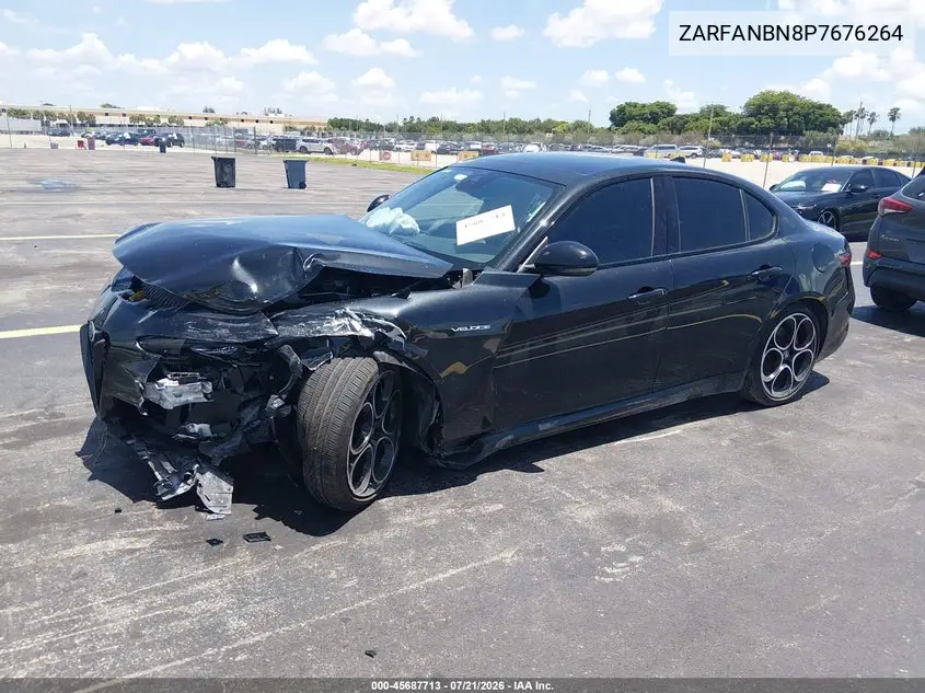 2023 Alfa Romeo Giulia Veloce Awd VIN: ZARFANBN8P7676264 Lot: 45687713