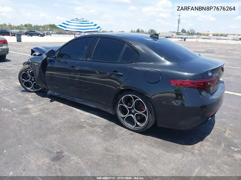 2023 Alfa Romeo Giulia Veloce Awd VIN: ZARFANBN8P7676264 Lot: 45687713
