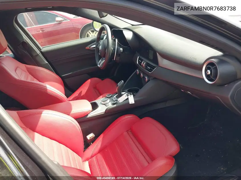 2024 Alfa Romeo Giulia Veloce Rwd VIN: ZARFAMBN0R7683738 Lot: 45496169
