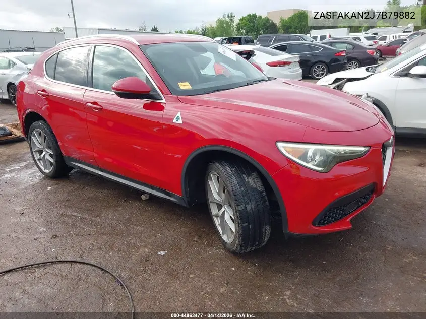 2018 Alfa Romeo Stelvio Awd VIN: ZASFAKAN2J7B79882 Lot: 44863477