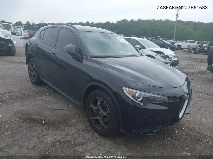 2018 Alfa Romeo Stelvio Sport Awd VIN: ZASFAKPN2J7B61633 Lot: 44954325