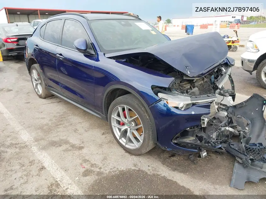 2018 Alfa Romeo Stelvio Ti Sport Awd VIN: ZASFAKNN2J7B97406 Lot: 44976892