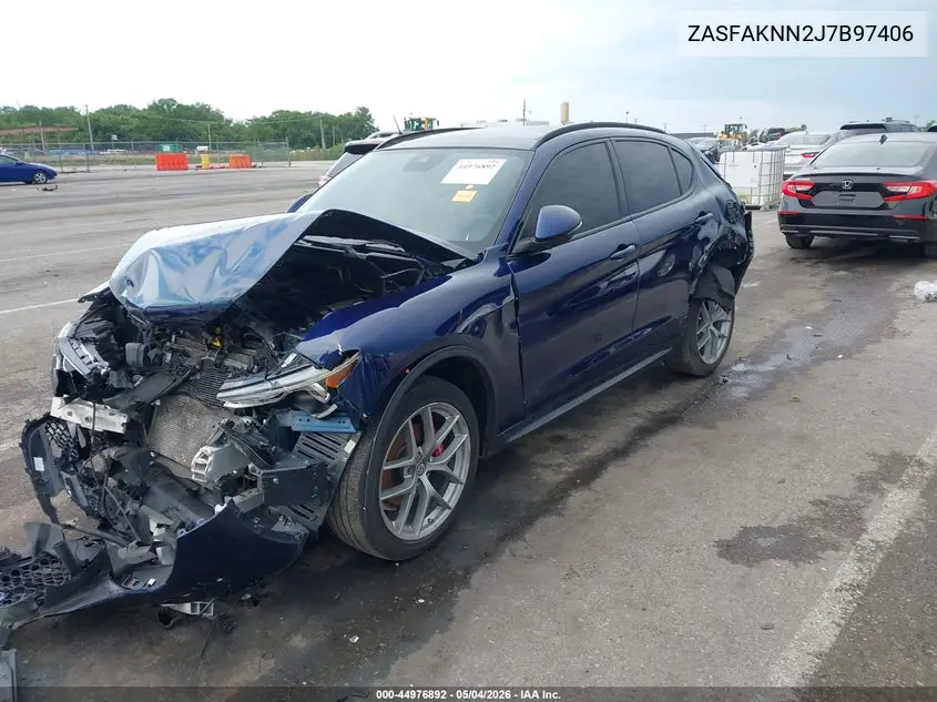 2018 Alfa Romeo Stelvio Ti Sport Awd VIN: ZASFAKNN2J7B97406 Lot: 44976892