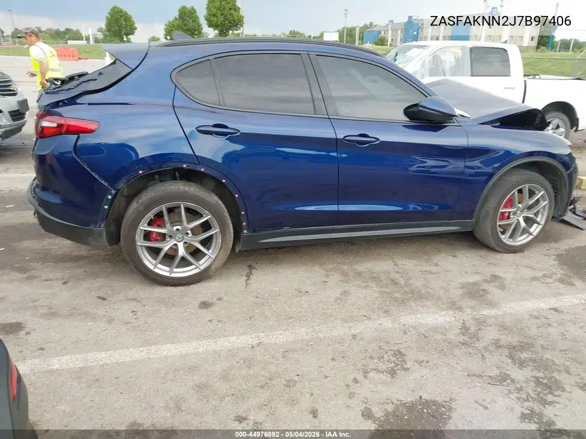 2018 Alfa Romeo Stelvio Ti Sport Awd VIN: ZASFAKNN2J7B97406 Lot: 44976892
