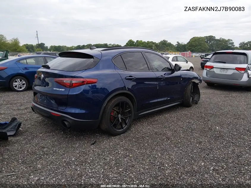 2018 Alfa Romeo Stelvio Ti Sport Awd VIN: ZASFAKNN2J7B90083 Lot: 45079028