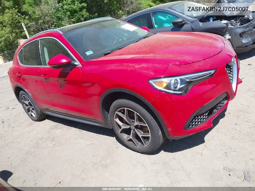 2018 Alfa Romeo Stelvio Ti Awd VIN: ZASFAKBN2J7C05007 Lot: 45263207