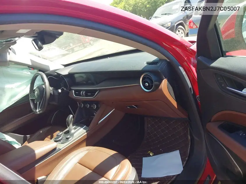 2018 Alfa Romeo Stelvio Ti Awd VIN: ZASFAKBN2J7C05007 Lot: 45263207