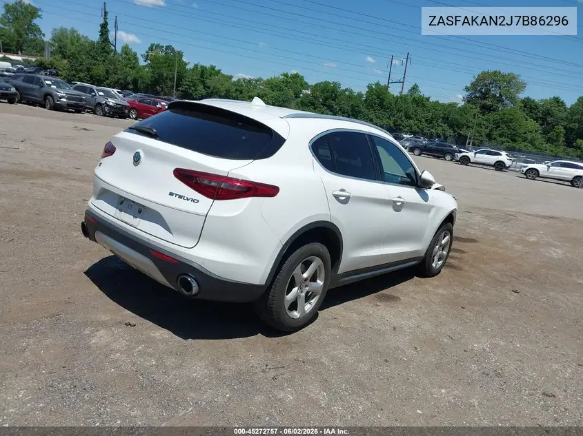 2018 Alfa Romeo Stelvio Awd VIN: ZASFAKAN2J7B86296 Lot: 45272757