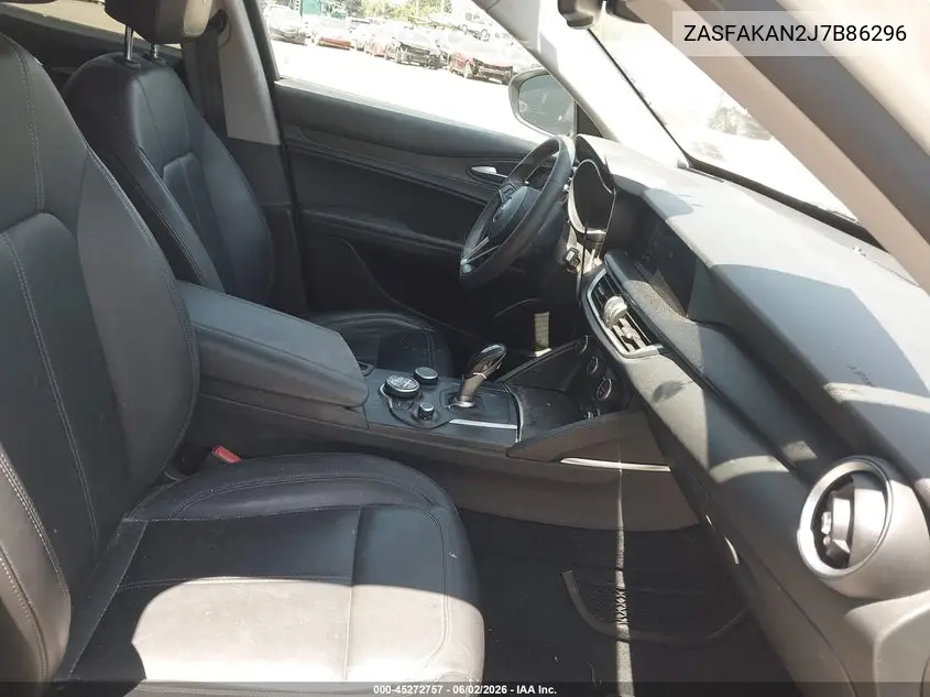 2018 Alfa Romeo Stelvio Awd VIN: ZASFAKAN2J7B86296 Lot: 45272757
