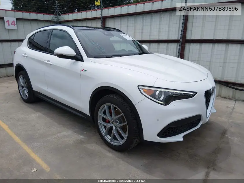 2018 Alfa Romeo Stelvio Ti Sport Awd VIN: ZASFAKNN5J7B89896 Lot: 45289300